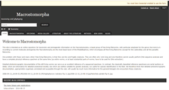 Desktop Screenshot of macrostomorpha.info